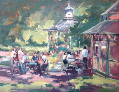 Swindon Old Town Gardens Cafe and Bandstand